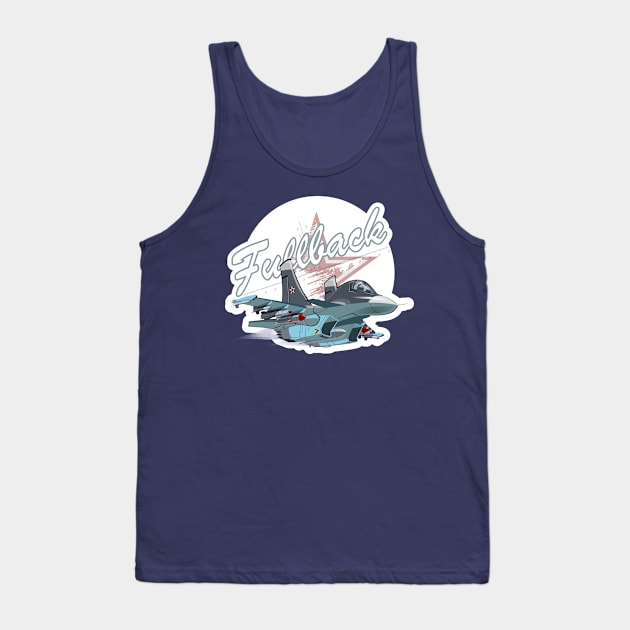 Cartoon fighter Tank Top by Mechanik